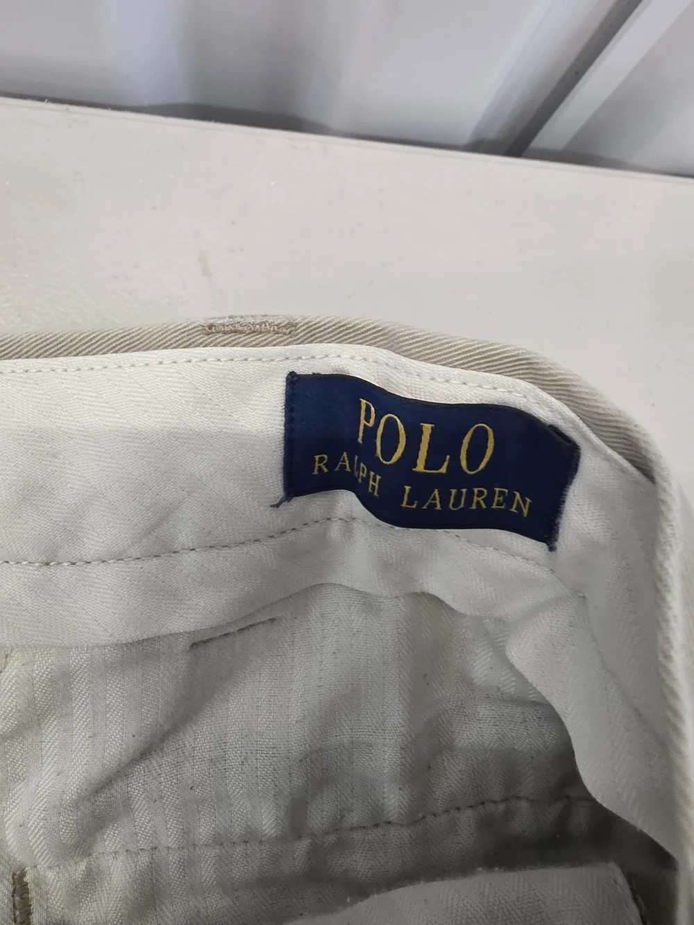 Polo Ralph Lauren Chino Khaki Beige Classic Fit Pants Men's Size 40x32